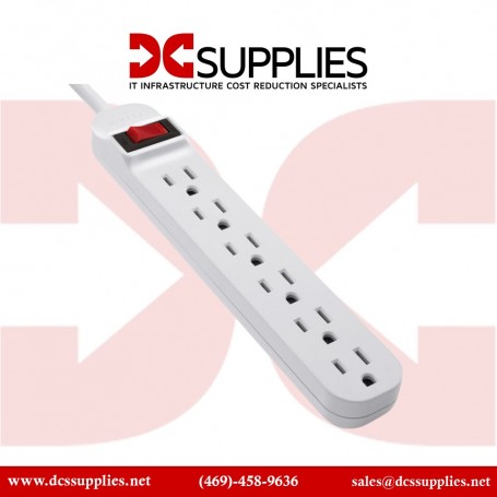 Belkin F9P609-05R-DP 6-Outlet Rotating Plug Power Strip w 5ft Cord, On-Off Switch (F9P609-05R-DP)