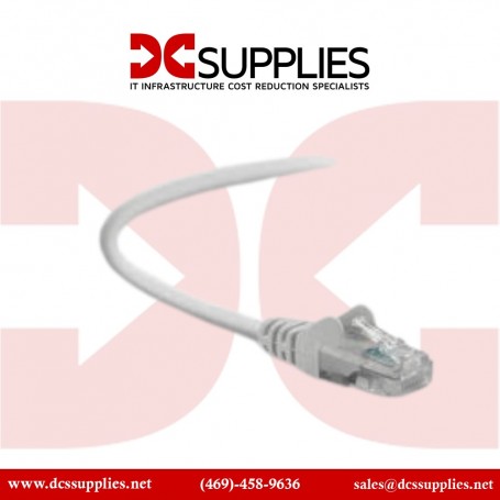 Belkin A3L980-04 4FT Cable CAT6 UTP RJ45M-Patch Gray (A3L980-04)