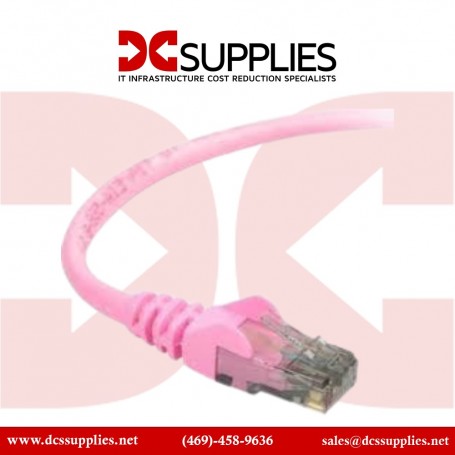 Belkin A3L980-02-PNK-S 2ft CAT6 UTP Patch Cable RJ45 M/M Pink (A3L980-02-PNK-S)