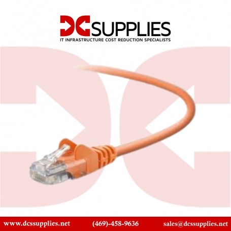 Belkin A3L980-05-ORG CAT6 Snagless Networking Cable 5-Ft - Orange (A3L980-05-ORG)