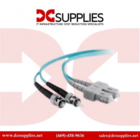Belkin F2F40207-10M-G 10M Fiber St/SC Cable Lo MMD Aqua 10GB (F2F40207-10M-G)