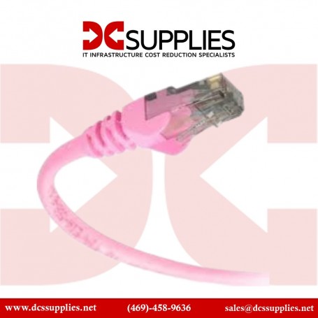 Belkin A3L980-75-PNK-S 75FT CAT6 UTP Patch Cable RJ45 M/M Pink (A3L980-75-PNK-S)