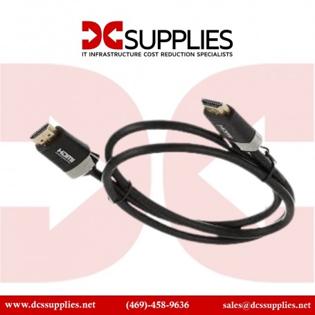 Belkin AV10050BT1M 1M HDMI Highspeed with Ethernet 1.4 Absw/Chrme Cable Retail Box (AV10050BT1M)