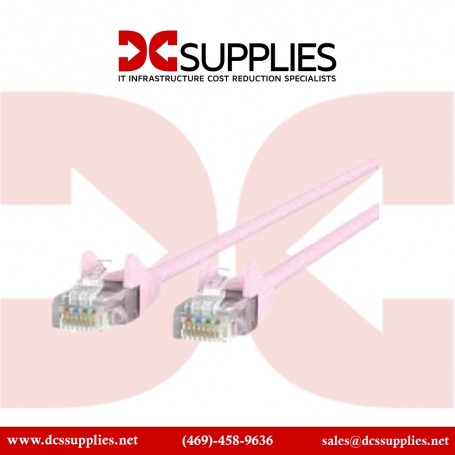 Belkin A7L704-1000PNKP 1000FT CAT6 Solid Bulk Cable 4PR 23AWG Pink (A7L704-1000PNKP)