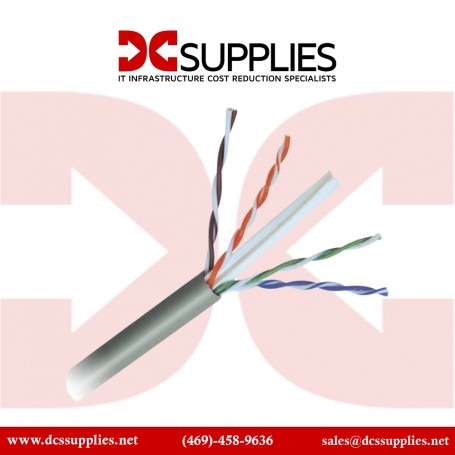 Belkin A7L704-1000PU-P 1000F CAT6 Solid Bulk Cable 4PR 23AWG Purple (A7L704-1000PU-P)