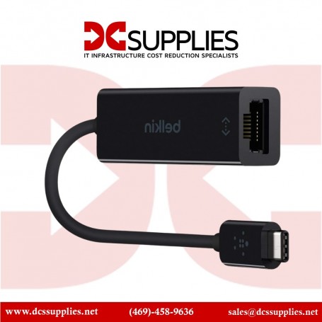 Belkin B2B145-BLK USB-C to Gigabit Ethernet Adapter (B2B145-BLK)