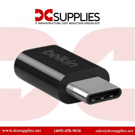 Belkin F2CU058BTBLK USB-C Aka Type-C to Micro USB Adapter (F2CU058BTBLK)