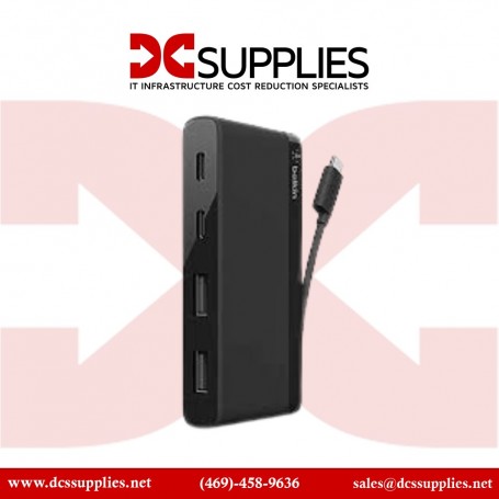 Belkin B2B153-04-BLK USB-C 4-Port Mini Hub (B2B153-04-BLK)