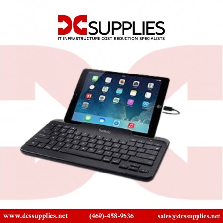 Belkin B2B191 Wired Tablet Keyboard with Stand with USB-C Connector (B2B191)
