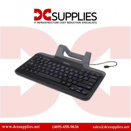 Belkin B2B191 Wired Tablet Keyboard with Stand with USB-C Connector (B2B191)