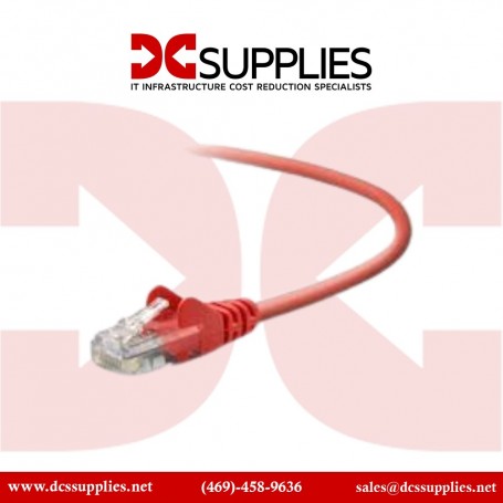 Belkin A3L980-06IN-RED 6FT CAT6 Red UTP RJ45 M/M Patch Cable (A3L980-06IN-RED)