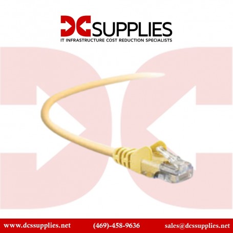Belkin CE001B02-YLW-S Ethernet Cable CAT6 Slim Gigabit Snagless UTP (CE001B02-YLW-S)