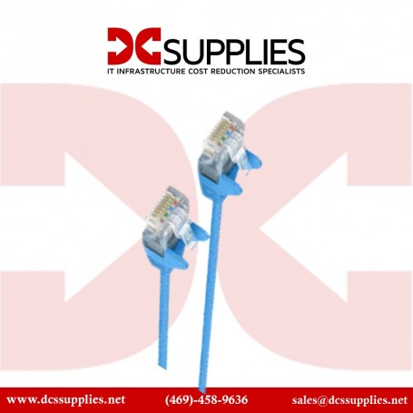 Belkin CE001B01-BLU-S Ethernet Cable Blue CAT6 Slim Gigabit Snagless UTP (CE001B01-BLU-S)