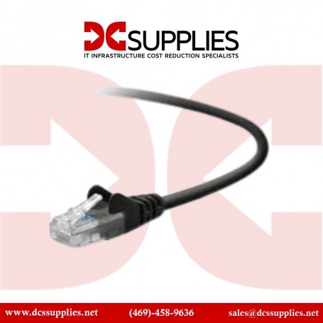 Belkin CE001B05-BLK-S Ethernet Cable Black CAT6 Slim Gigabit Snagless UTP (CE001B05-BLK-S)