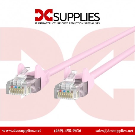 Belkin CE001B04-PNK-S Ethernet Cable Pink CAT6 Slim Gigabit Snagless UTP (CE001B04-PNK-S)