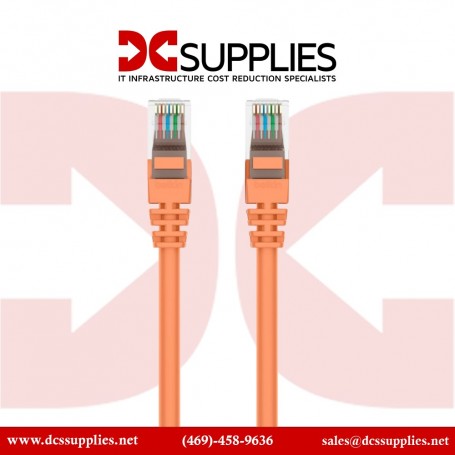 Belkin CE001B04-ORG-S Ethernet Cable Orange CAT6 Slim Gigabit Snagless UTP (CE001B04-ORG-S)
