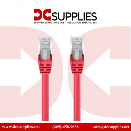 Belkin CE001B10-RED-S Ethernet Cable – Red CAT6 Slim Gigabit Snagless UTP (CE001B10-RED-S)