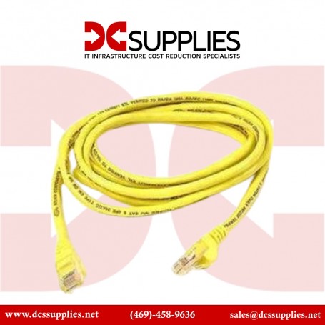 Belkin A3L980-07-YLW Ethernet Cable Yellow Slim Gigabit Snagless UTP (A3L980-07-YLW)