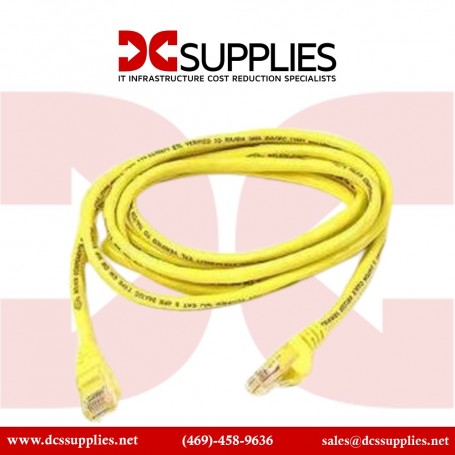 Belkin CE001B07-YLW-S Ethernet Cable Yellow CAT6 Slim Gigabit Snagless UTP (CE001B07-YLW-S)