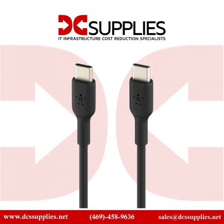 Belkin CAB003BT2MBK USB-C to USB-C Cable (2m / 6.6ft, Black) (CAB003BT2MBK)