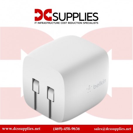 Belkin WCH001DQWH 30W USB-C PD GaN Wall Charger (WCH001DQWH)