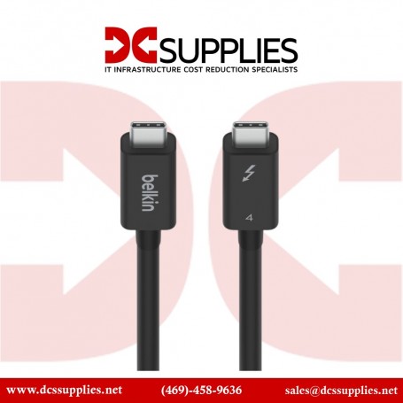 Belkin INZ003BT1MBK Thunderbolt 4 Cable, 1M, Passive USB-C to USB-C (INZ003BT1MBK)