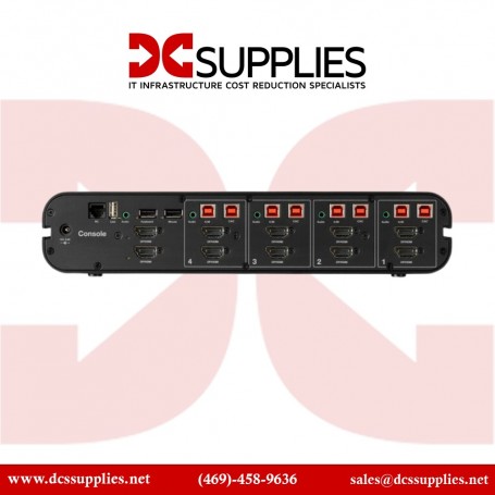 Belkin F1DN204KVM-UN-4 Universal 2nd Gen Secure KVM Switch, 4-Port Dual Head w/ CAC (F1DN204KVM-UN-4)
