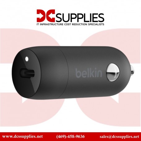 Belkin CCA003BTBK 20W USB-C PD USB Car Charger Black (CCA003BTBK)