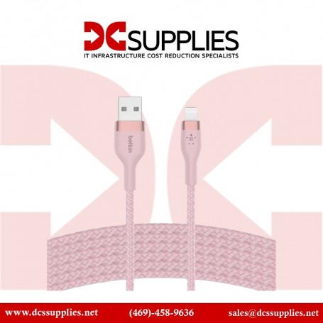 Belkin CAA010BT2MPK USB Type A Cable to Lightning 2M Pink (CAA010BT2MPK)