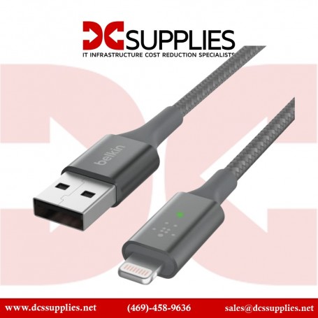 Belkin CAA007BT04GR Smart LED Lightning/USB-A-Kabel (CAA007BT04GR)