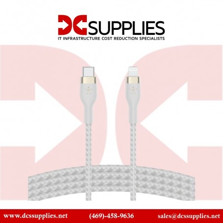 Belkin CAA011BT2MWH USB Type C Cable to Lightning 2M  6.6FT White (CAA011BT2MWH)