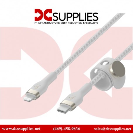 Belkin CAA011BT3MWH USB Type C Cable to Lightning 3M 10FT White (CAA011BT3MWH)