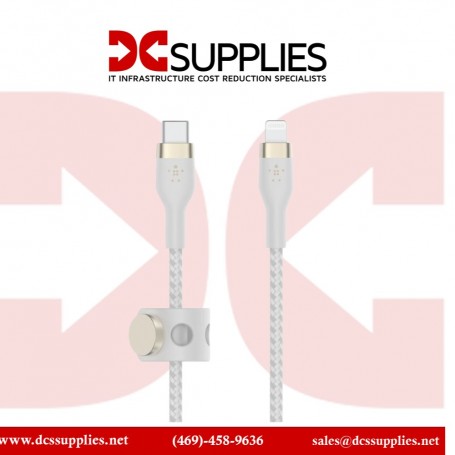 Belkin CAA011BT3MWH USB Type C Cable to Lightning 3M 10FT White (CAA011BT3MWH)
