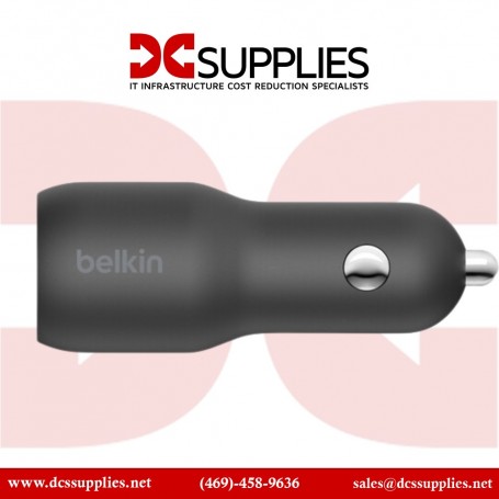 Belkin CCB004BT1MBK-B5 Dual Car Charger with PPS 37W + USB-C Cable (CCB004BT1MBK-B5)