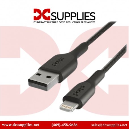 Belkin PK1002BT2MC12PK USB Type A to Lightning Cable Black (PK1002BT2MC12PK)