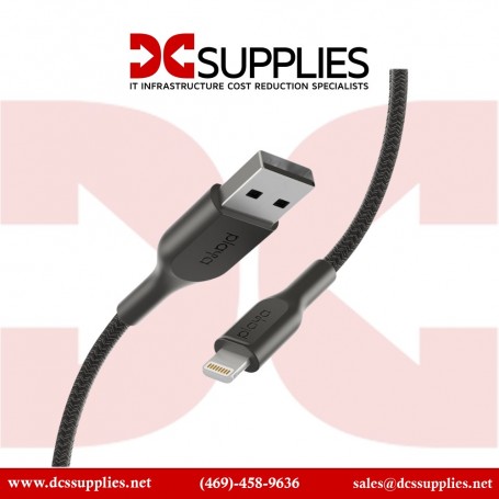 Belkin PK1003BT1MC12PK USB-C to Lightning Cable Black 3ft 2 Pack (PK1003BT1MC12PK)