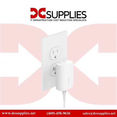 Belkin WCA005DQ1MWH-B6 USB-C PD 3.0 PPS Wall Charger 30W + USB-C to USB-C Cable (WCA005DQ1MWH-B6)