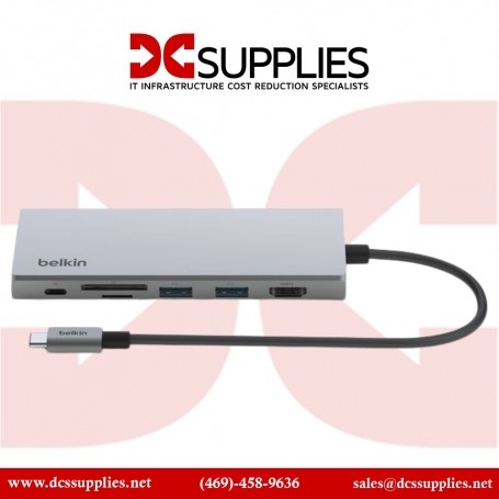 Belkin INC009BTSGY  USB-C 7-in-1 Multiport Adapter (INC009BTSGY)