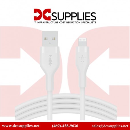 Belkin CAA008BT2MWH USB Type A Cable  with Lightning Connector 2 M White (CAA008BT2MWH)