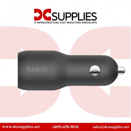 Belkin CCB004BT1MBK-B6 Dual Car Charger with PPS + USB-C to USB-C Cable (CCB004BT1MBK-B6)
