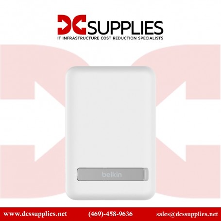 Belkin BPD004BTWT Boost Charge Magnetic Wireless Power Bank 5K + Stand White (BPD004BTWT)