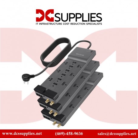 Belkin BE112234-103PK 12-Outlets Surge Suppressor Protector 3 pack (BE112234-103PK)