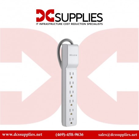 Belkin BE106000-06R6PK 6 Outlet Home Office Surge Protector (BE106000-06R6PK)
