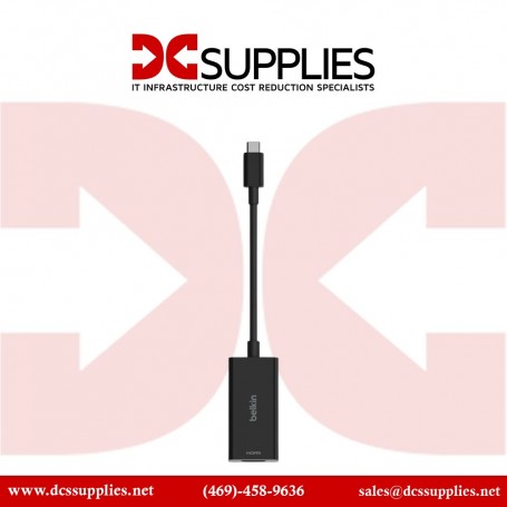 Belkin AVC013BTBK USB-C to HDMI 2.1 Adapter (8K, 4K, HDR compatible) (AVC013BTBK)