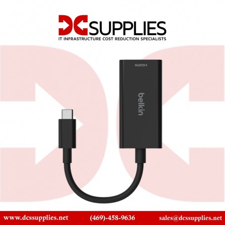 Belkin AVC013BTBK USB-C to HDMI 2.1 Adapter (8K, 4K, HDR compatible) (AVC013BTBK)