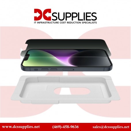 Belkin OVA082ZZ Screen Protector TemperedGlass Privacy Treatedfor iPhone 14 Plus (OVA082ZZ)