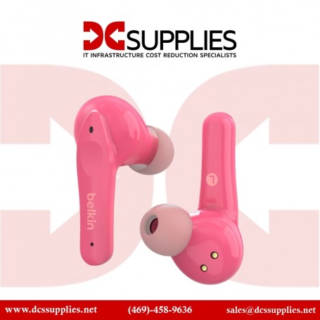 Belkin PAC003BTPK Wireless Earbuds for Kids (PAC003BTPK)