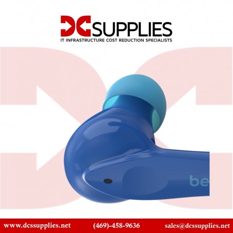 Belkin PAC003BTBL Wireless Earbuds for Kids (Blue) (PAC003BTBL)