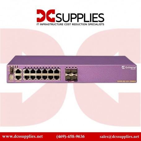 Extreme Networks 16530 12 ports Managed switch rack mountable X440-G2 X440-G2-12t-10GE4 (16530)