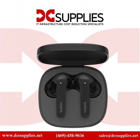 Belkin AUC006BTBK Noise Cancelling Wireless Earbuds (AUC006BTBK)